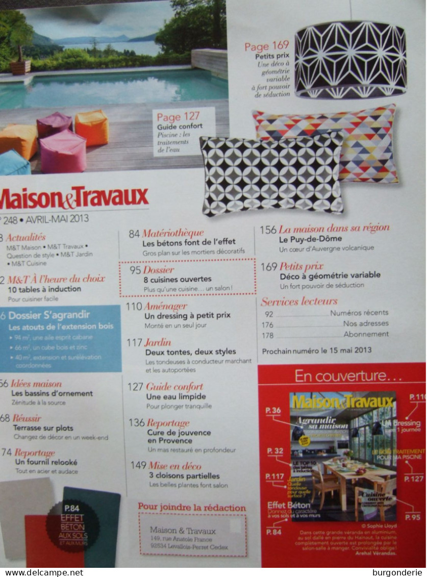 MAGAZINE MAISON ET TRAVAUX / 2013 / N° 248 - Casa & Decorazione