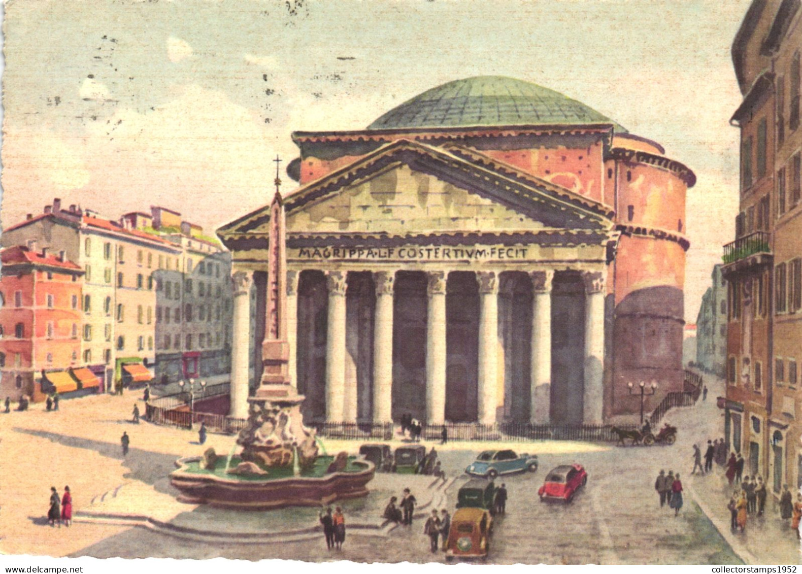 ROME, THE PANTHEON, BUILDING, FOUNTAIN, ITALY - Panthéon