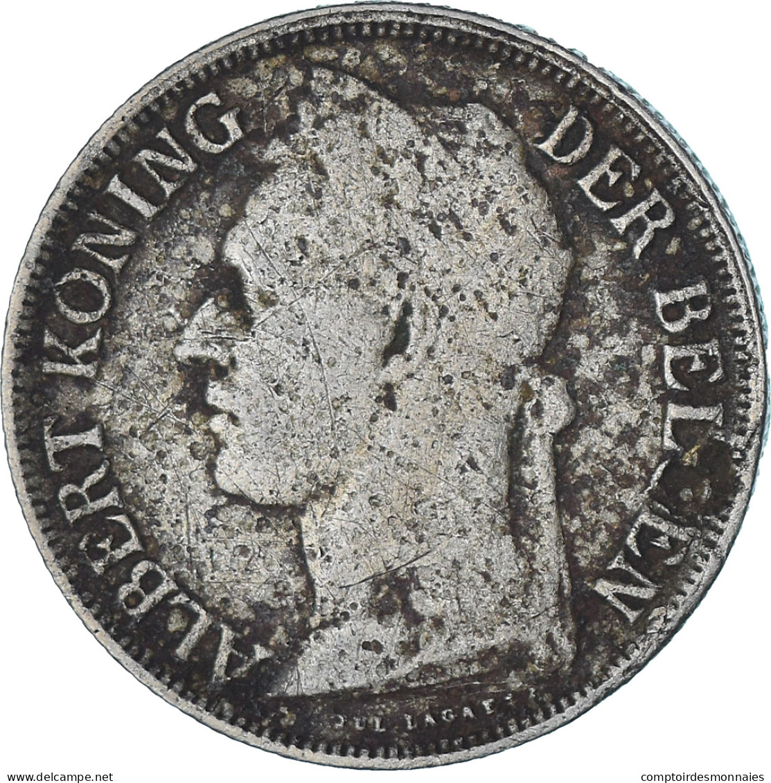 Monnaie, Congo Belge, Franc, 1923, TB, Cupro-nickel, KM:21 - 1910-1934: Albert I