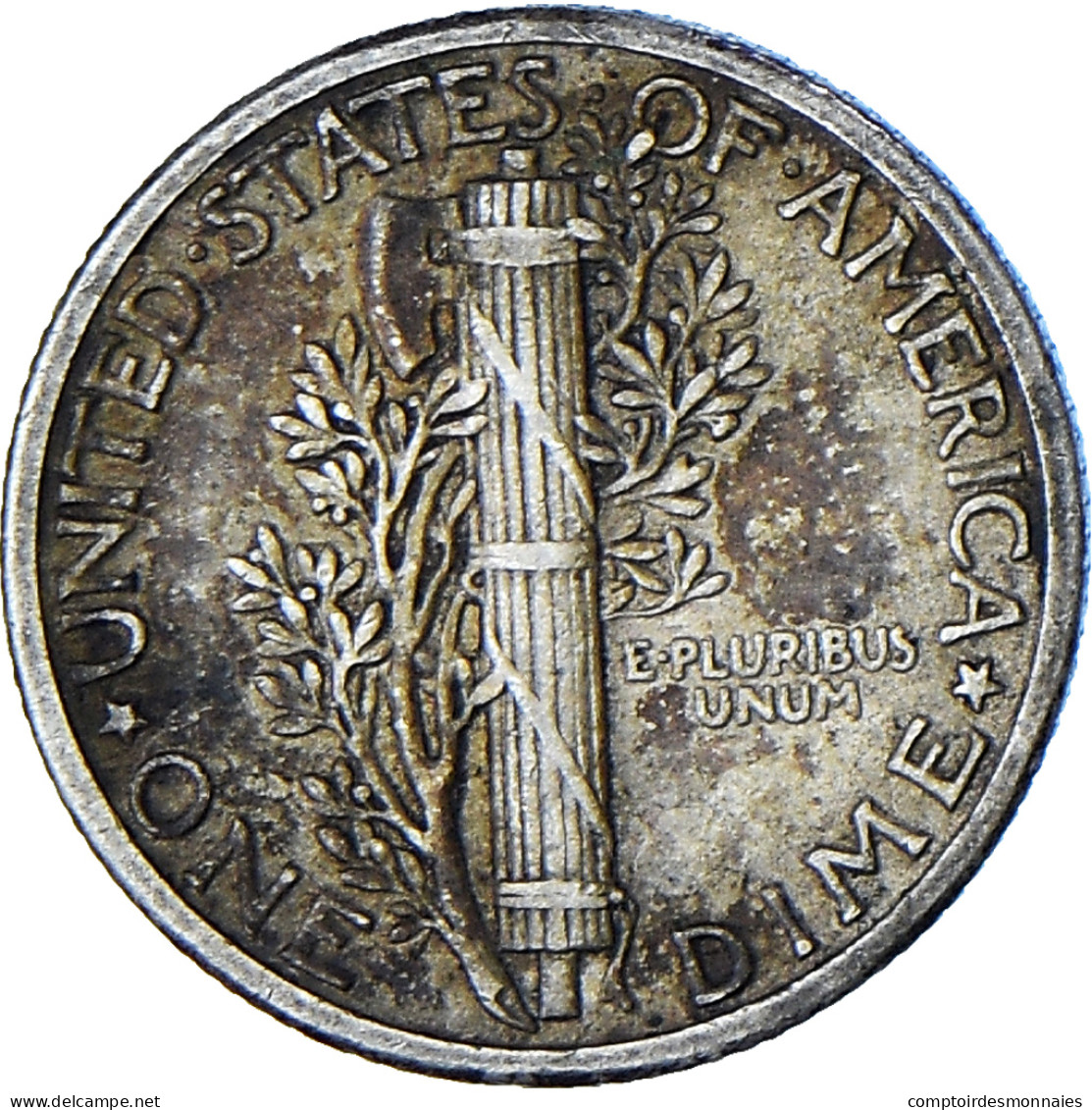 États-Unis, Mercury Dime, Dime, 1926, Philadelphie, TTB, Argent, KM:140 - 1916-1945: Mercury