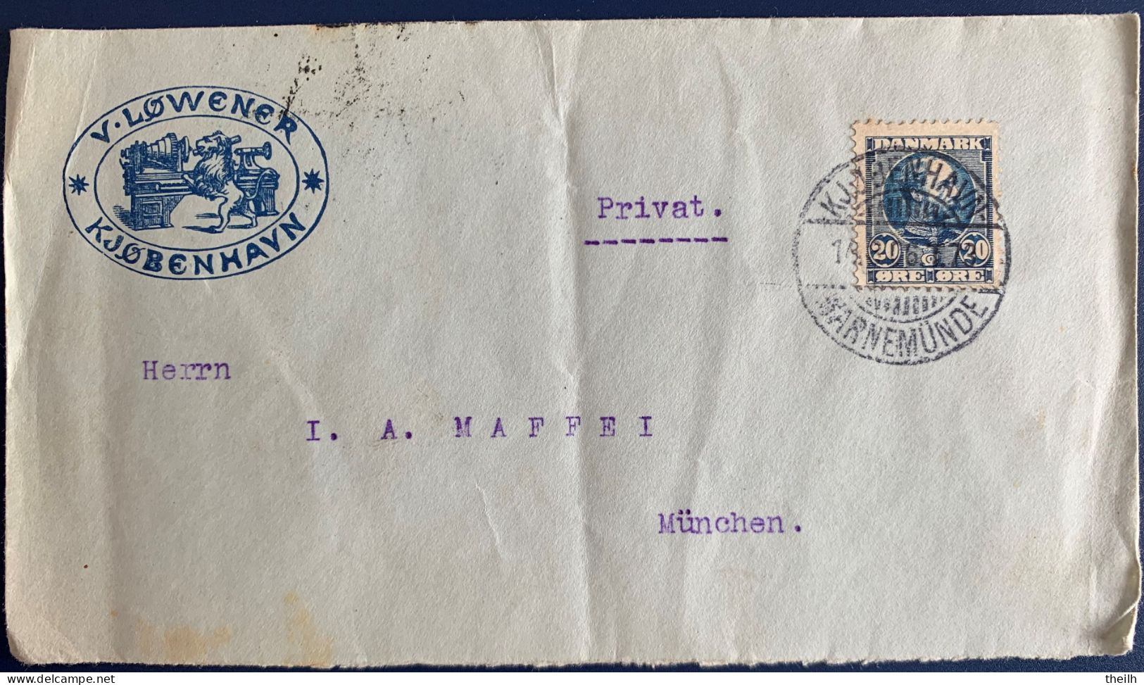 Brief, 1906 - Cartas & Documentos