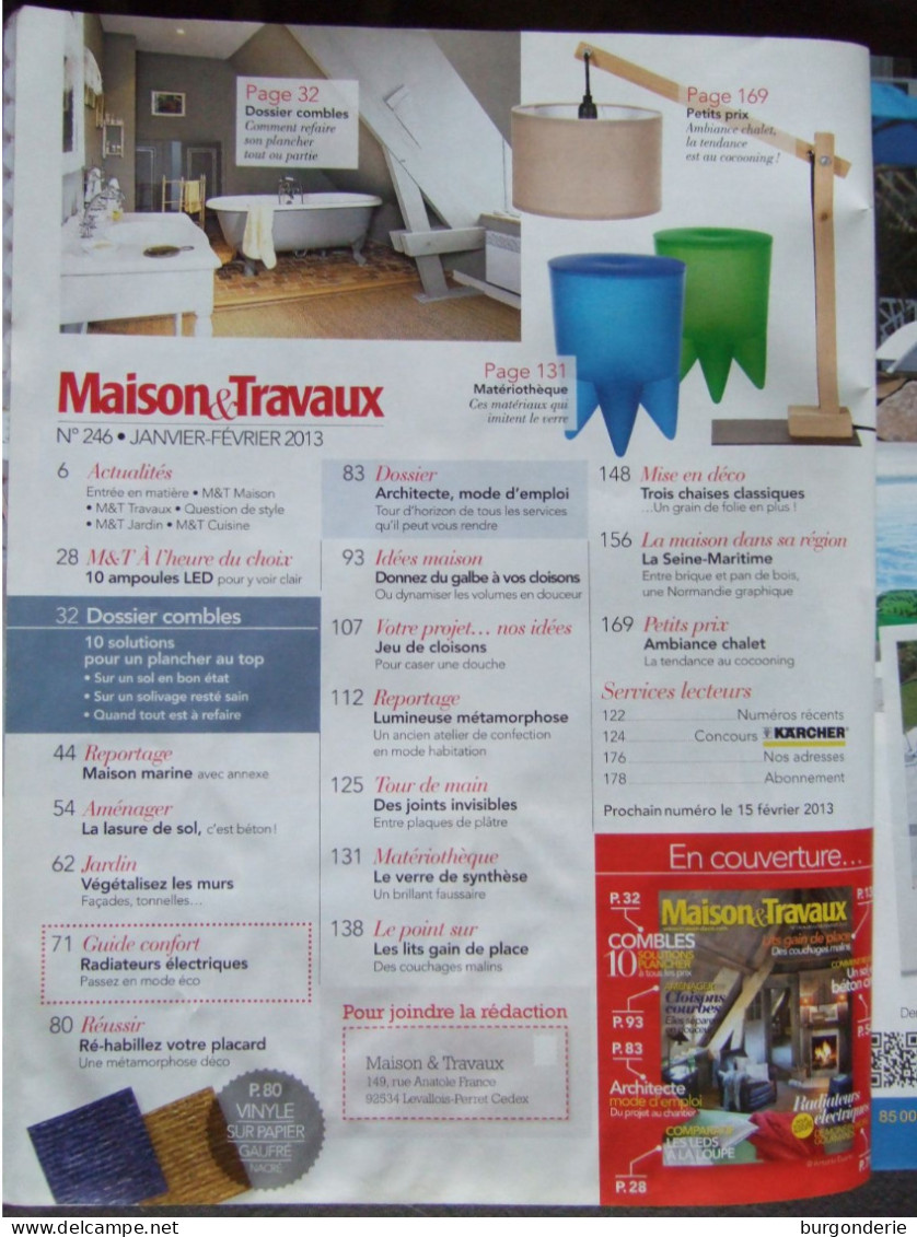 MAGAZINE MAISON ET TRAVAUX / 2013 / N° 246 - Maison & Décoration
