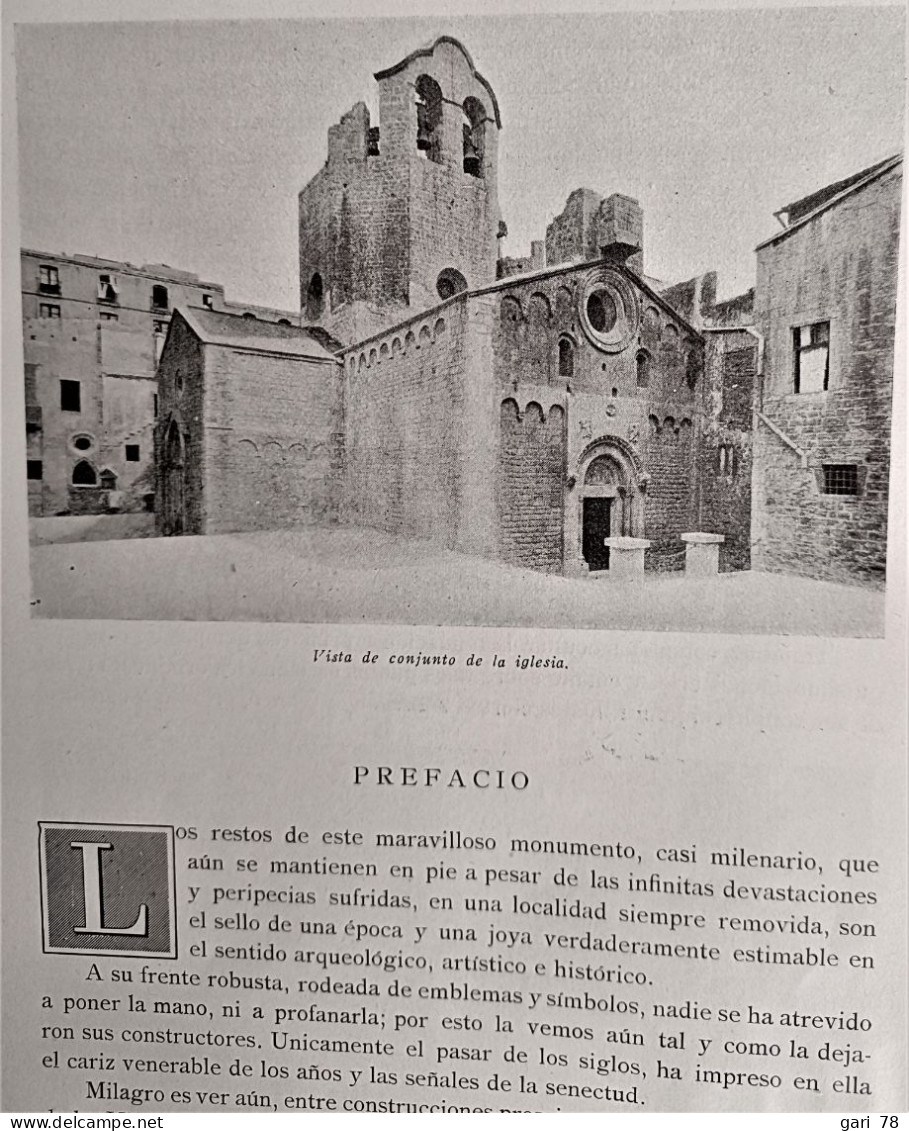 Aurelio CAPMANY : La Iglesia De San Pablo Del Camp De Barcelona - Kultur