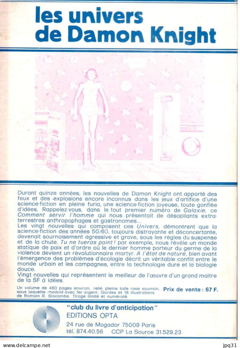 Revue Fiction No 268 - Opta - Avril 1976 - Opta