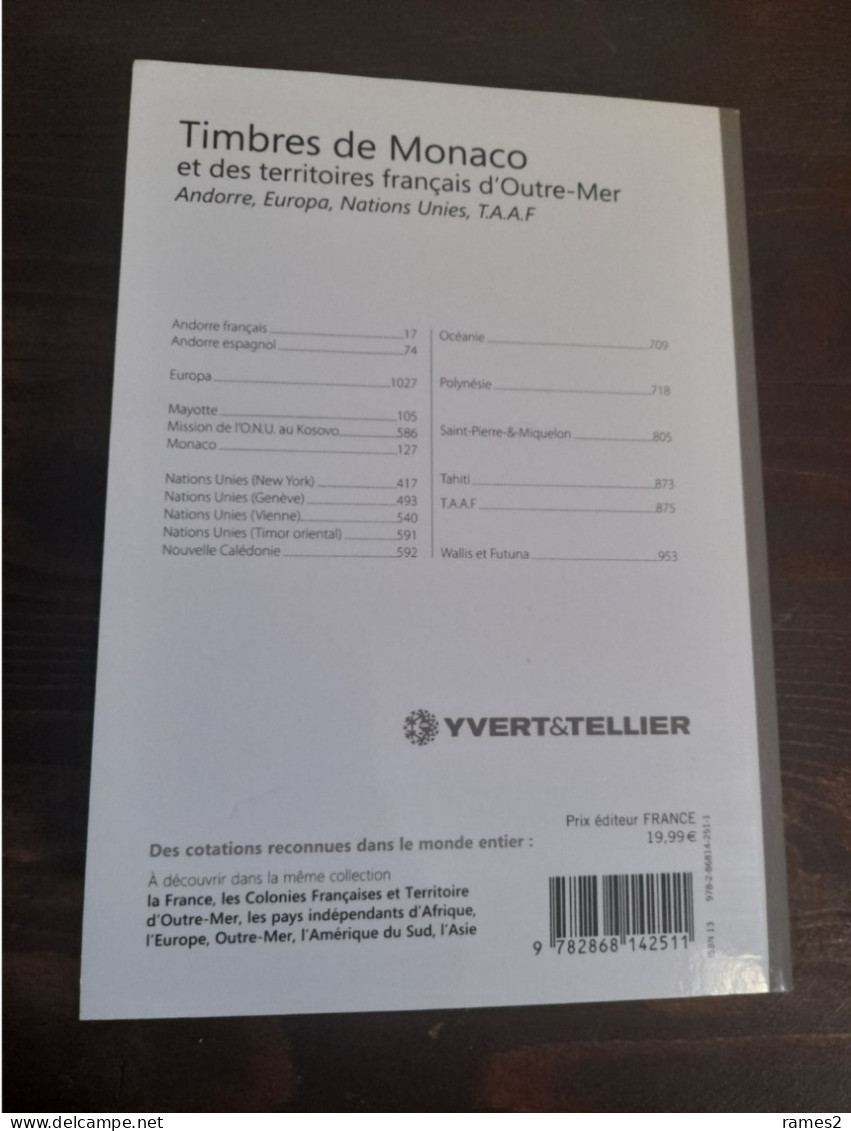 Livres & Logiciels > Catalogues De Cotation De Monaco Et Des  Territoires D'Outre Mer 2016 - Francia