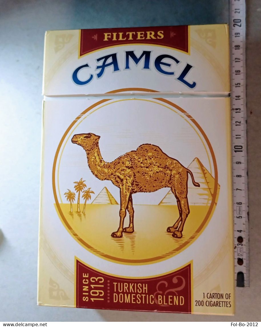 Camel Scatola Grande Con All'interno 10 Pacchetti Vuoti - Schnupftabakdosen (leer)