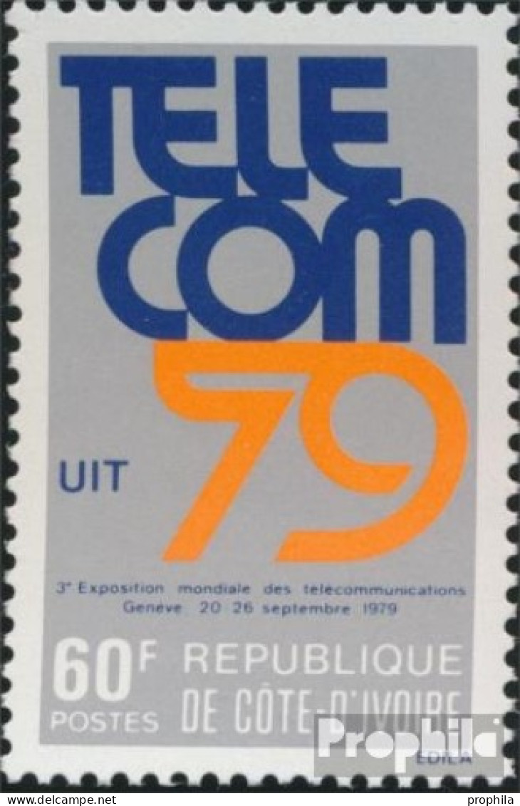 Elfenbeinküste 612 (kompl.Ausg.) Postfrisch 1979 Ausstellung Für Fernmeldetechnik - Côte D'Ivoire (1960-...)