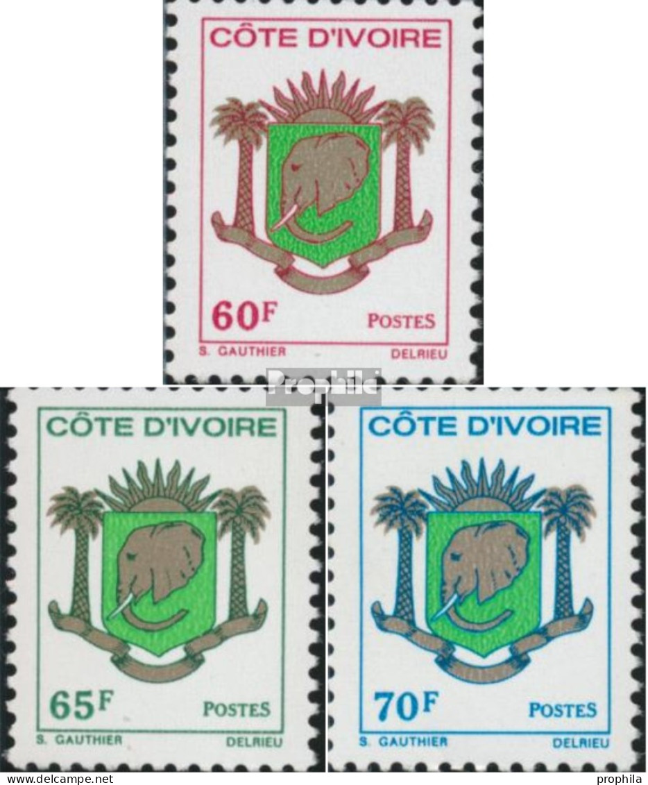 Elfenbeinküste 479-481 (kompl.Ausg.) Postfrisch 1976 Wappen Der Elfenbeinküste - Côte D'Ivoire (1960-...)