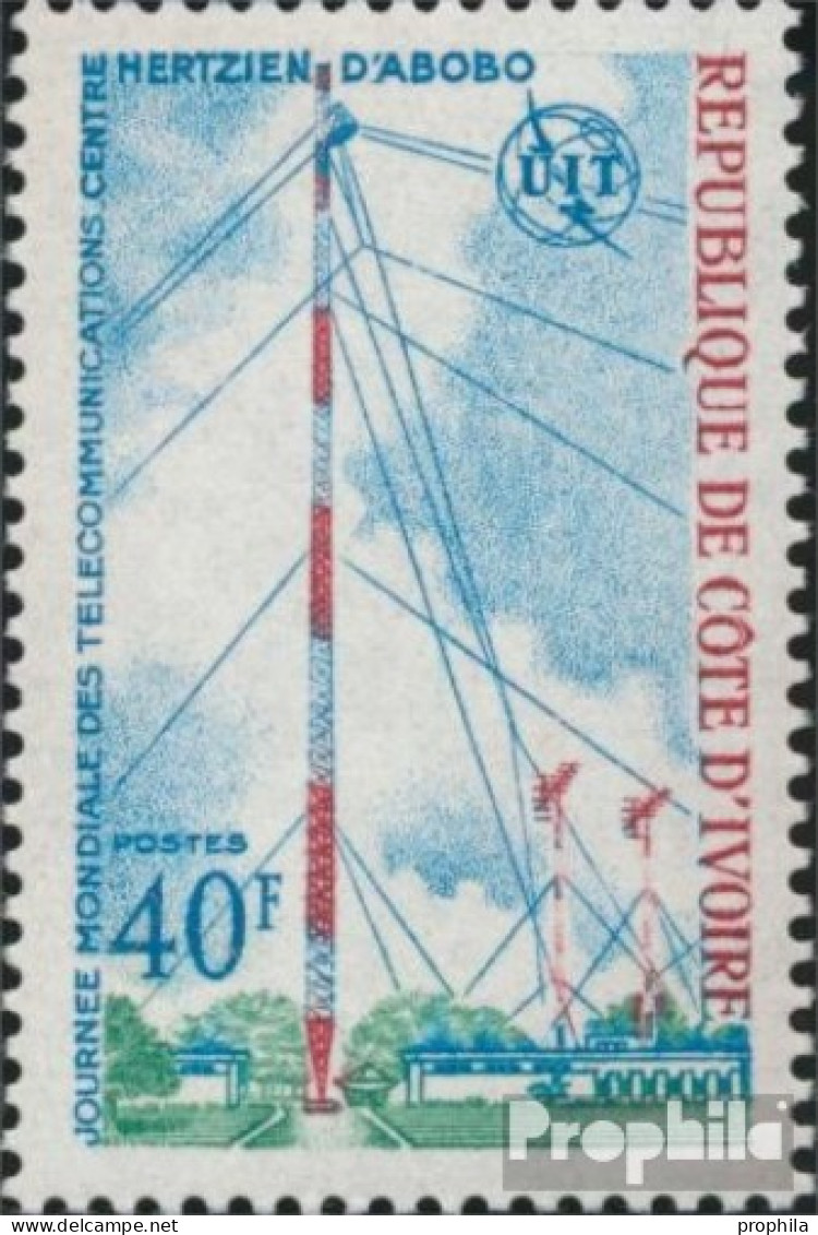 Elfenbeinküste 407 (kompl.Ausg.) Postfrisch 1972 Weltfernmeldetag - Côte D'Ivoire (1960-...)