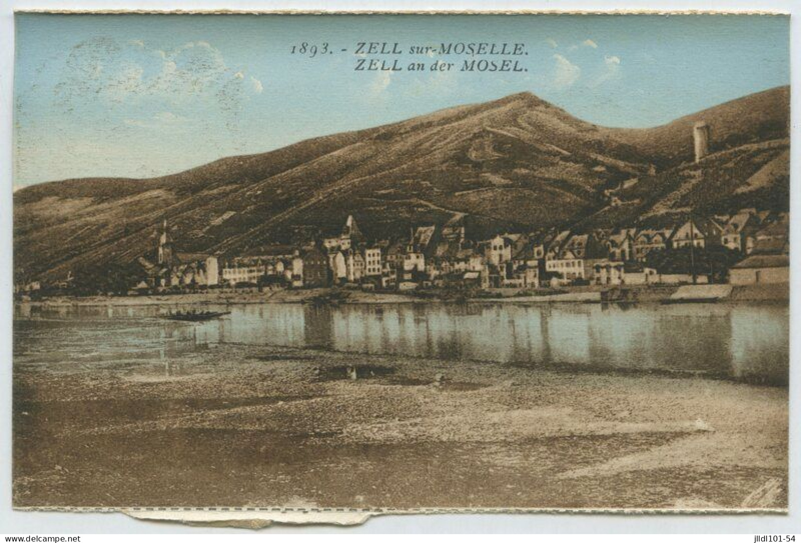 Zell An Der Mosel, Zell Sur Moselle, Vue Générale - Zell