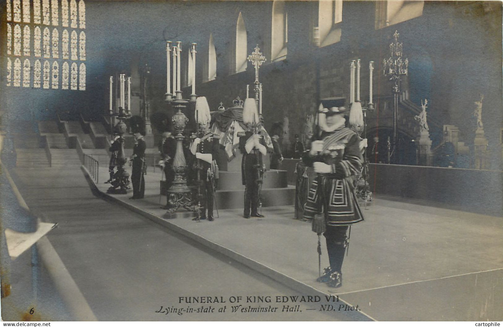 Set Of 16 Postcards Of Funeral Of King Edward VII At London - Serial ND Photo - Königshäuser