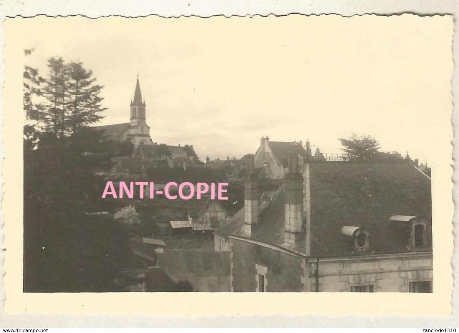 WW2 2x PHOTO ORIGINALE Soldat Allemand à SAINTE MAURE DE TOURAINE Entre Chinon Loches & Tours INDRE ET LOIRE 37 - 1939-45