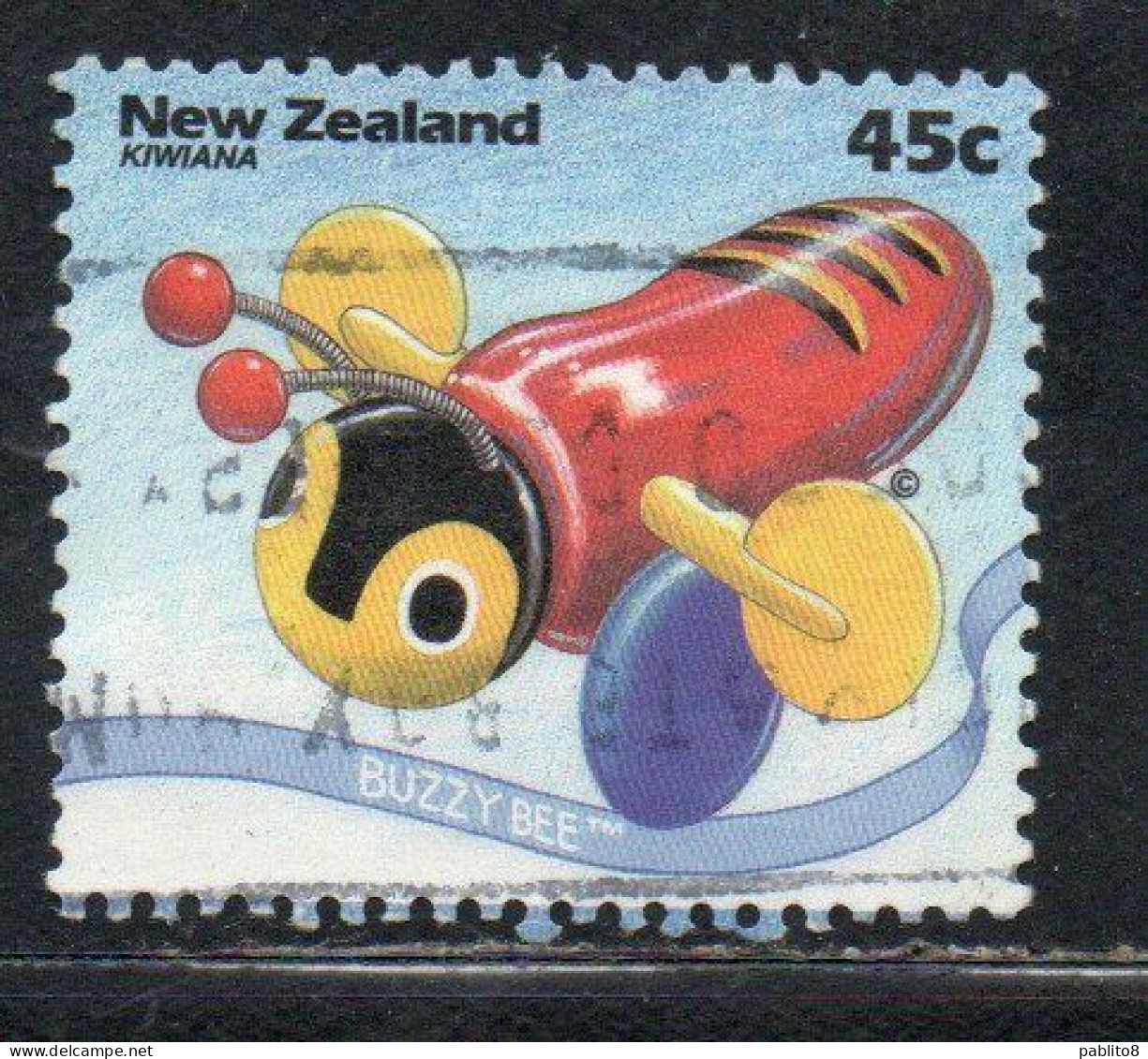 NEW ZEALAND NUOVA ZELANDA 2000 KIWIANA BUZZY BEE 45c USED USATO OBLITERE' - Gebraucht