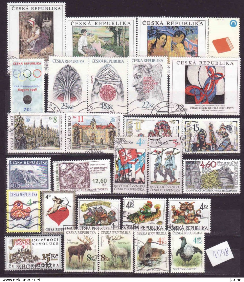Tchechische Republik 1998, Used.I Will Complete Your Wantlist Of Czech Or Slovak Stamps According To The Michel Catalog. - Used Stamps