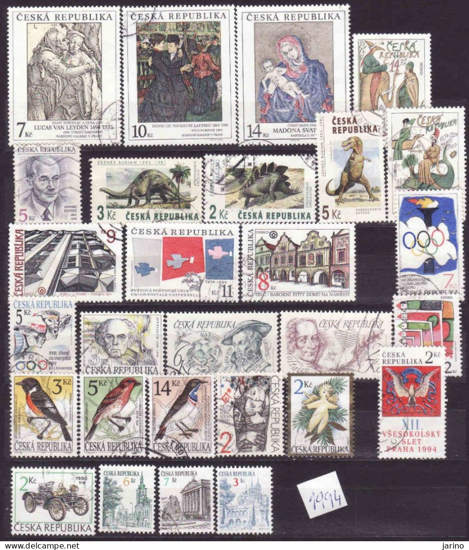 Tschechische Republik 1994, Used. I Will Complete Your Wantlist Of Czech Or Slovak Stamps According To The Michel Catalo - Used Stamps