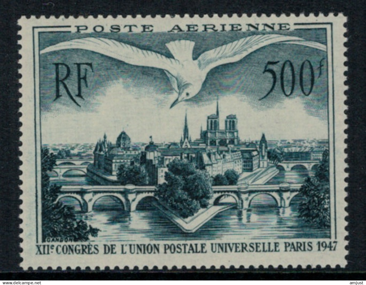 France // Poste Aérienne // Vue De Paris No. 20 Neufs** MNH - 1927-1959 Postfris