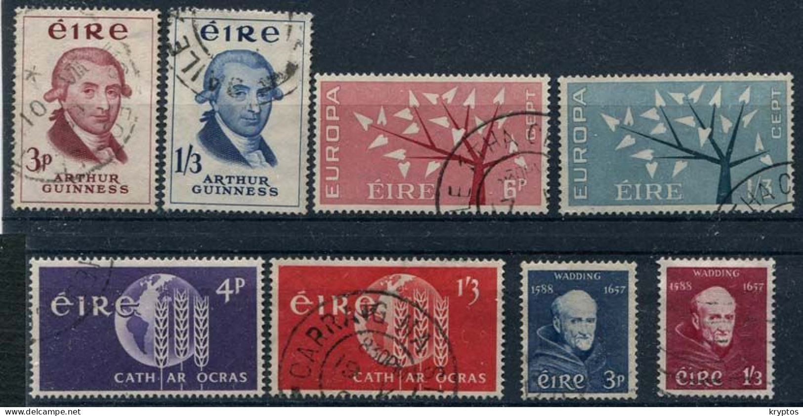 Ireland 1957-63. 4 Complete Sets. All USED ʘ - Oblitérés