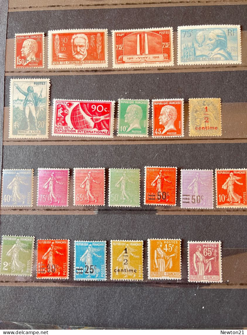 Timbres Neufs * 1906/1936 Lot 26 - Autres & Non Classés