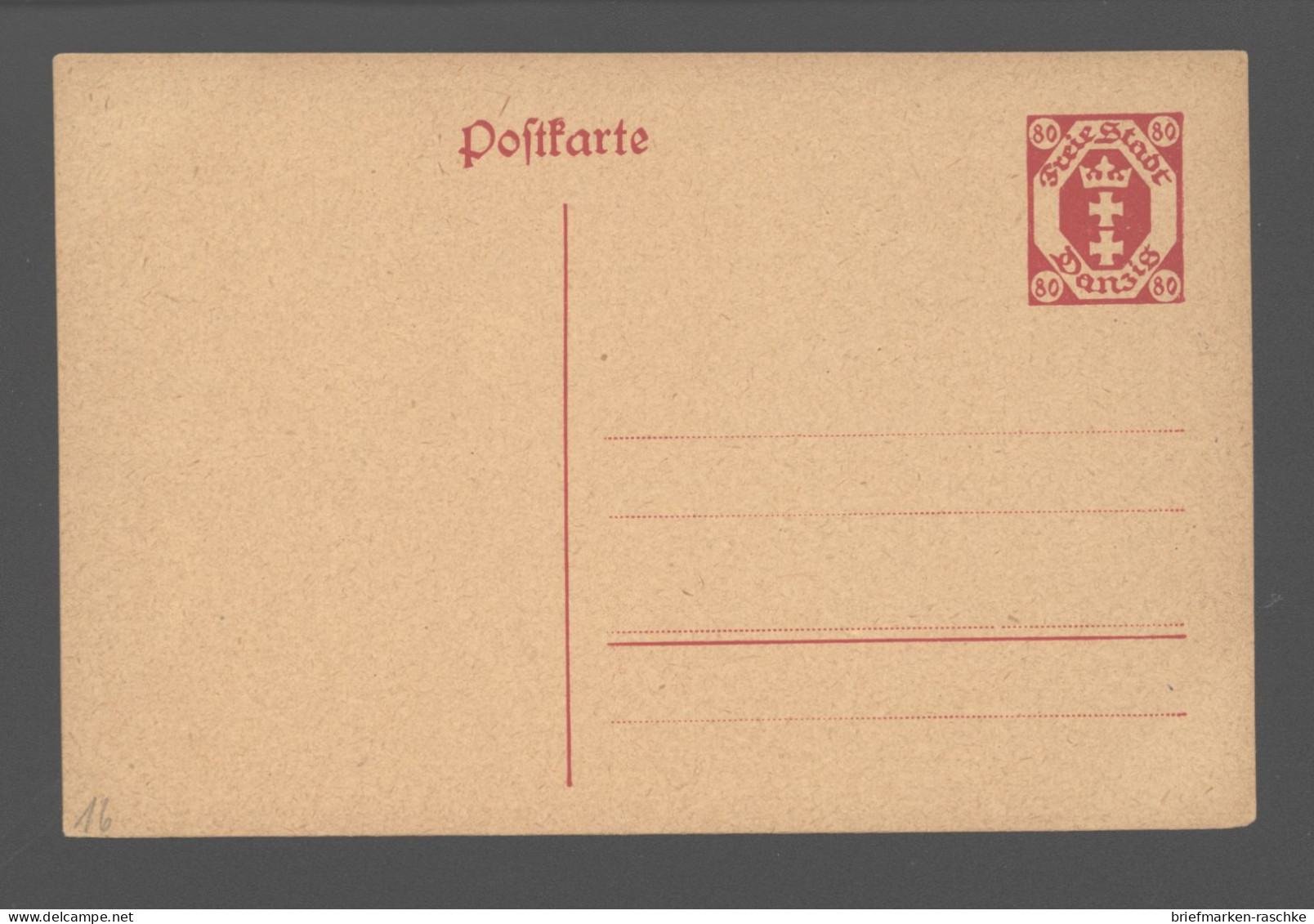 Danzig,P 12  (230) - Interi Postali