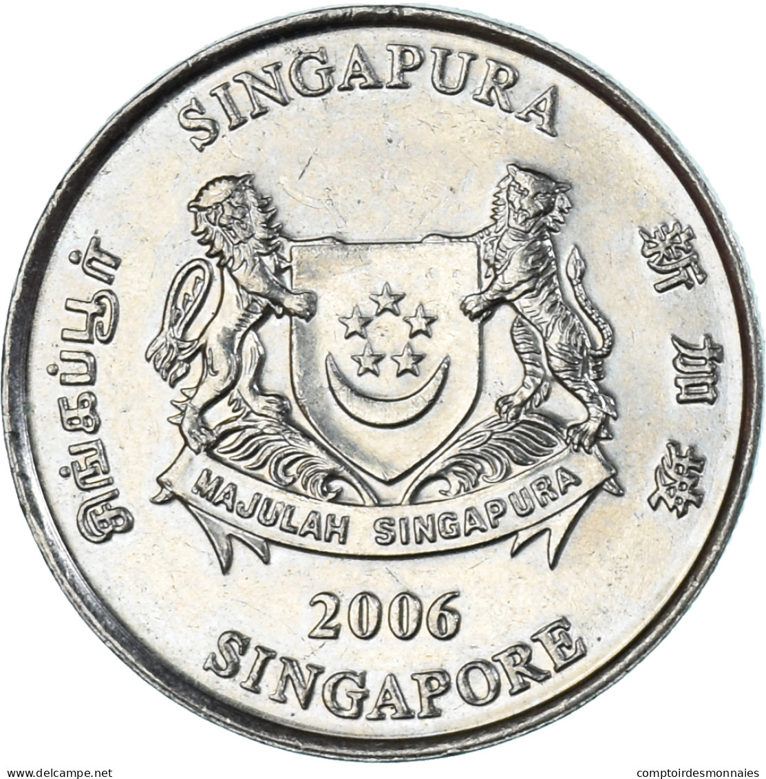 Singapour, 20 Cents, 2006 - Singapur