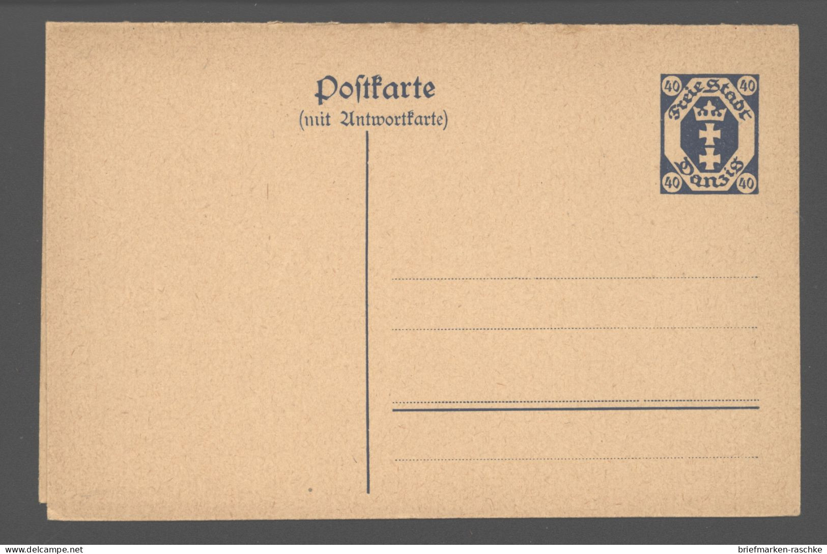 Danzig,P 18 (230) - Postwaardestukken