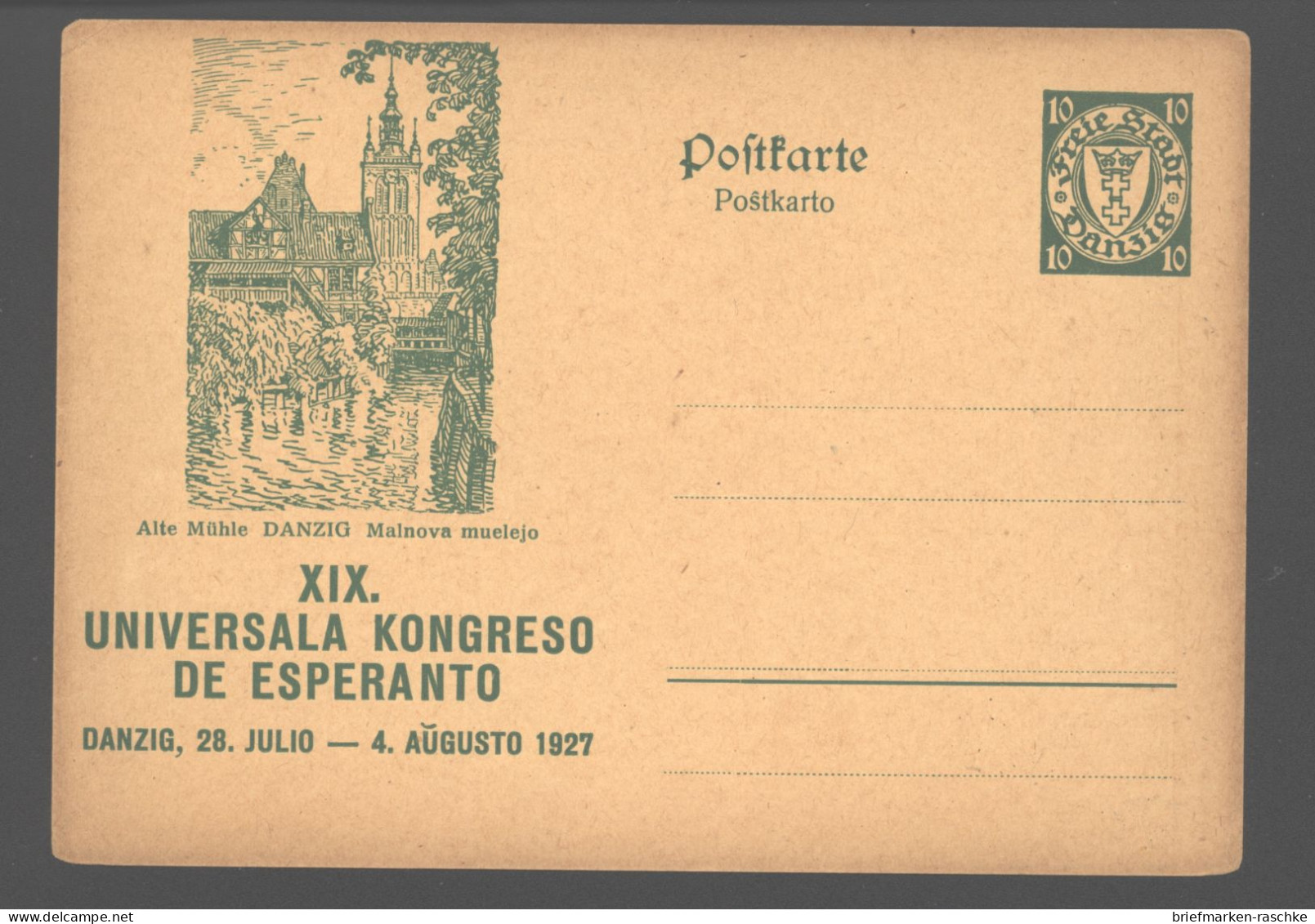 Danzig,P 39 (230) - Postal  Stationery