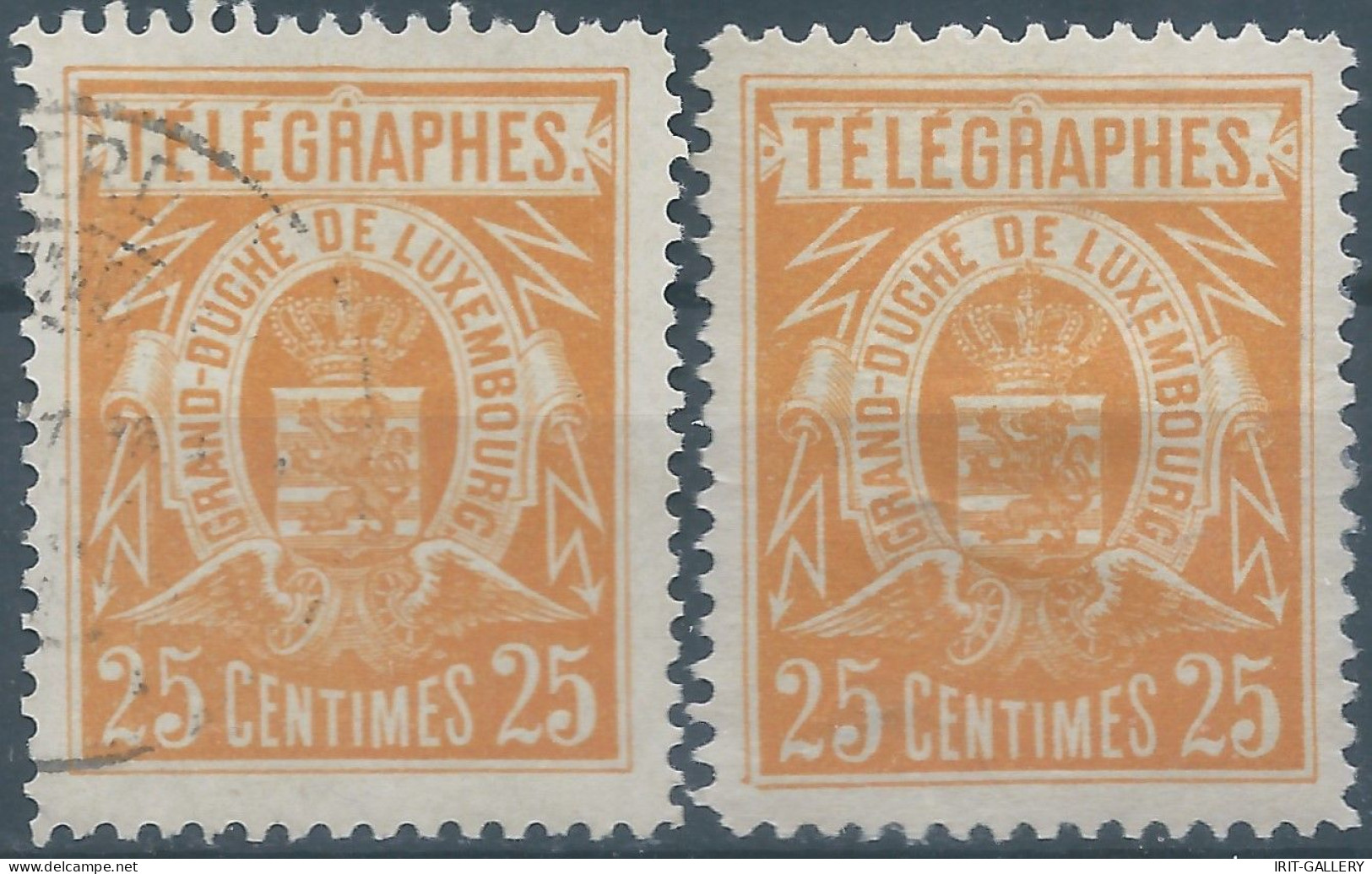 Lussemburgo - Luxembourg -TELEGRAPHES 1883 Telegraph Stamps,25C,Used & Not Cancelled, Mint - Telegrafi