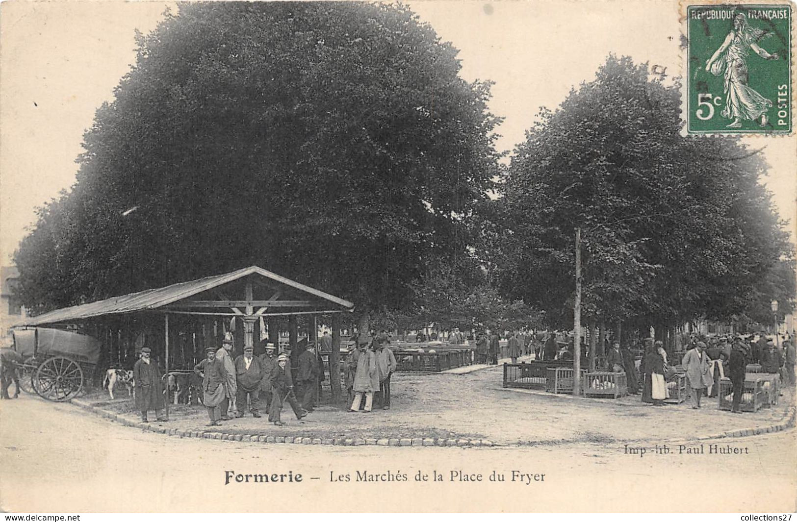 60-FORMERIE- LES MARCHES DE LA PLACE DU FRYER - Formerie