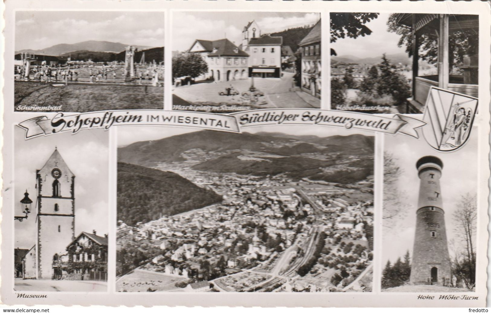 Schopfheim - Agfa-Originalfoto-Karte - Schopfheim