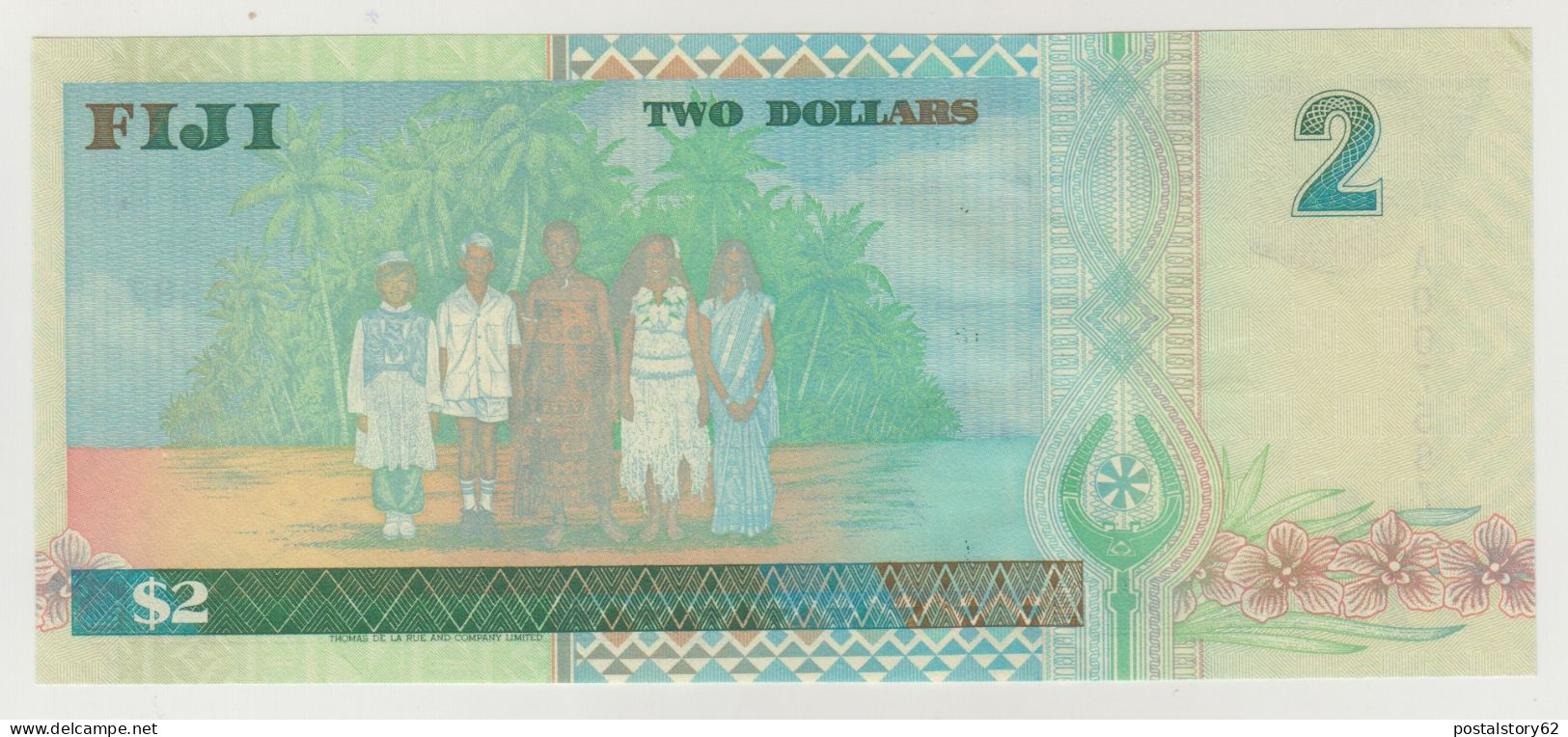 Fiji, Banconota Two Dollars ( 1996) Pick 96 A  FDS - Figi