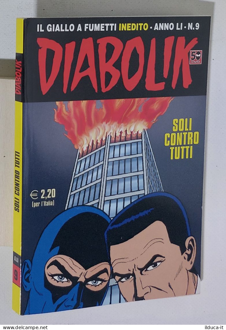 44138 DIABOLIK - A. LI Nr 9 - Soli Contro Tutti - Diabolik