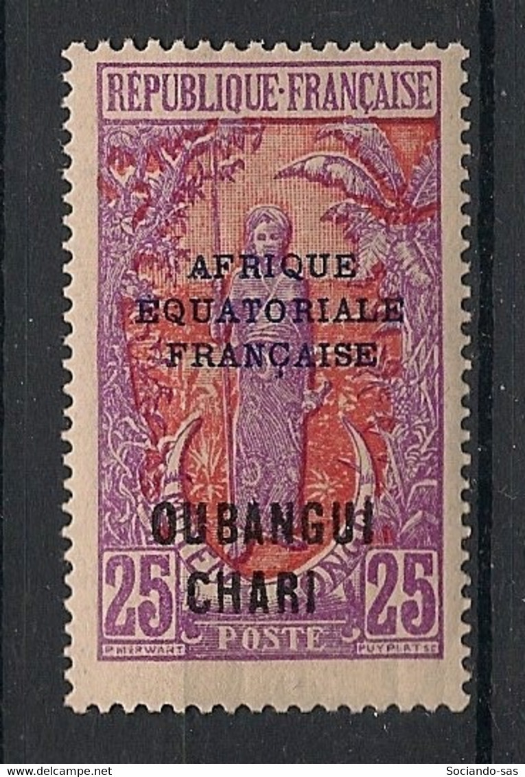 OUBANGUI - 1924-25 - N°Yv. 51 - Bakalois 25c - Neuf Luxe ** / MNH / Postfrisch - Ungebraucht