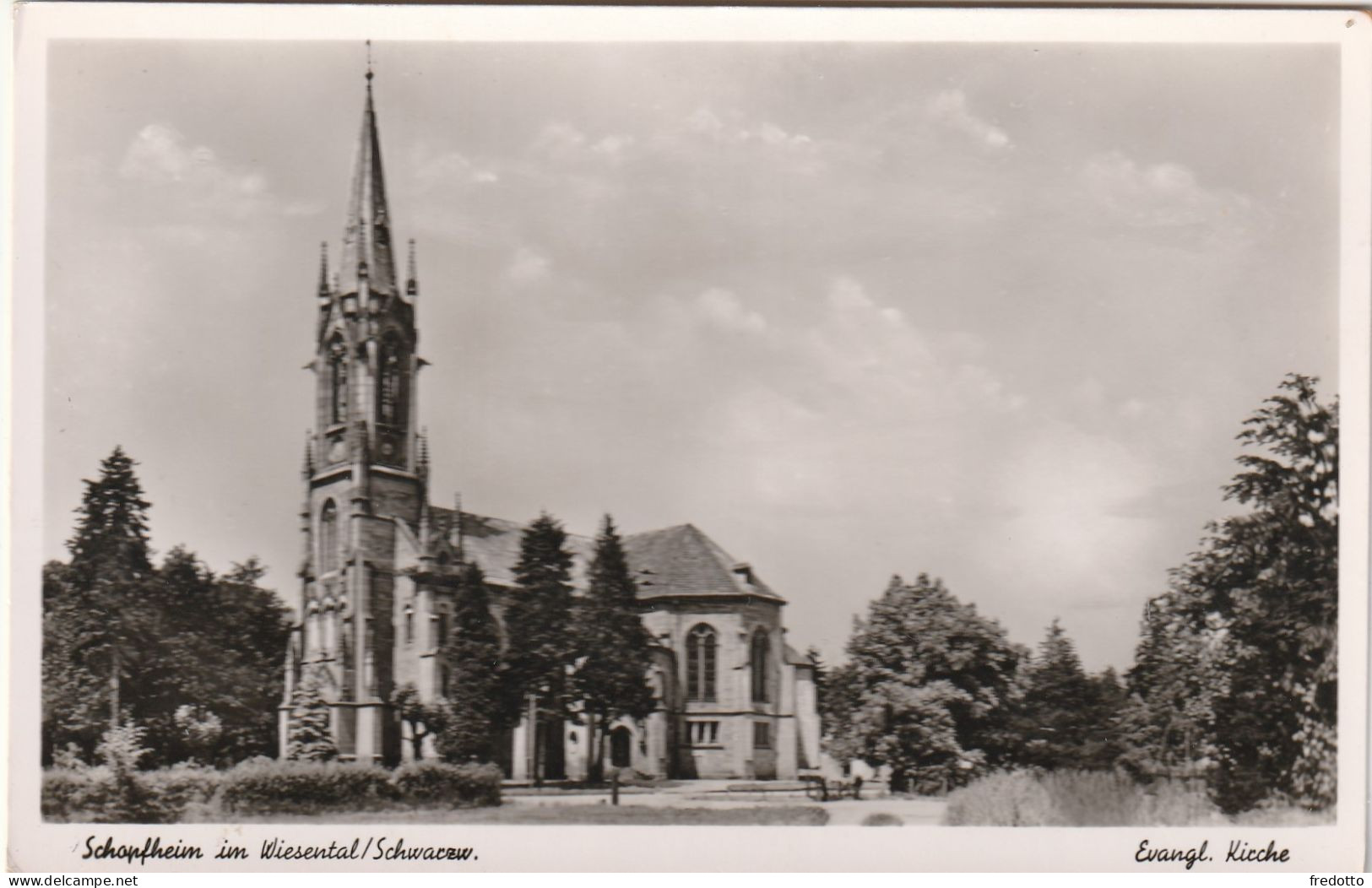 Schopfheim - Agfa-Originalfoto-Karte - Schopfheim