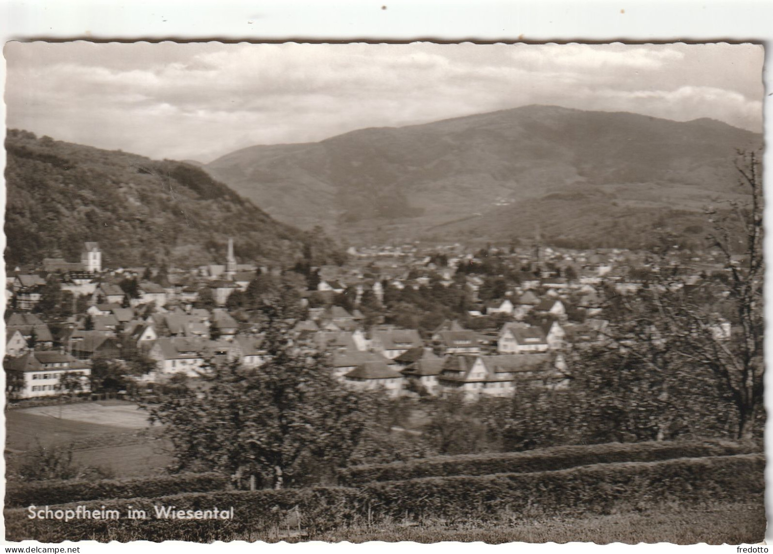 Schopfheim - Agfa-Originalfoto-Karte - Schopfheim