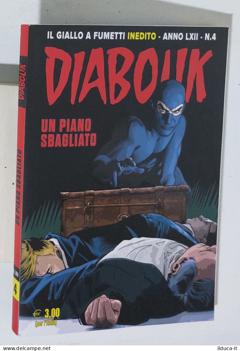 46686 DIABOLIK - A. LXII Nr 4 - Un Piano Sbagliato - Diabolik