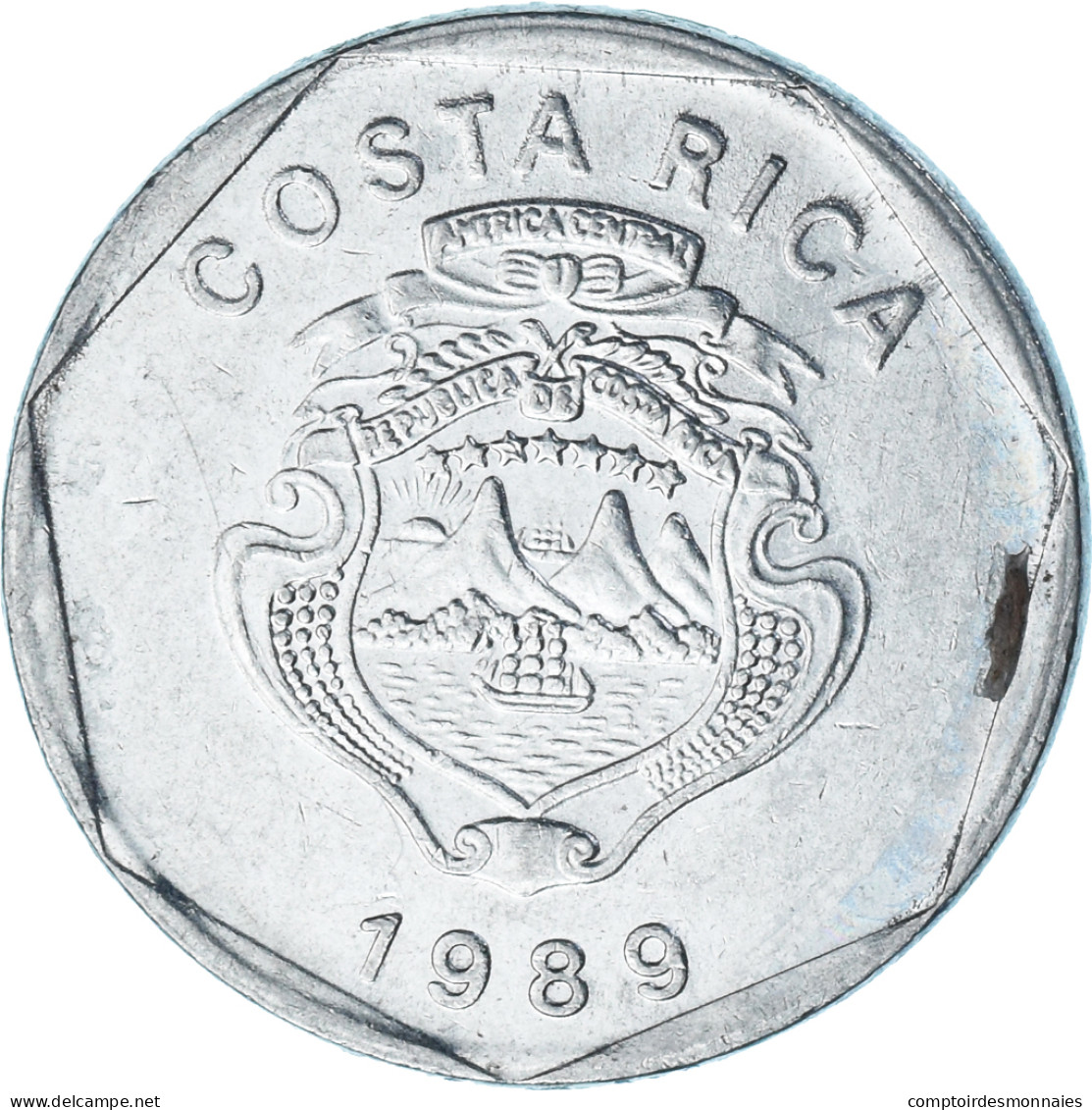 Costa Rica, 5 Colones, 1989 - Costa Rica