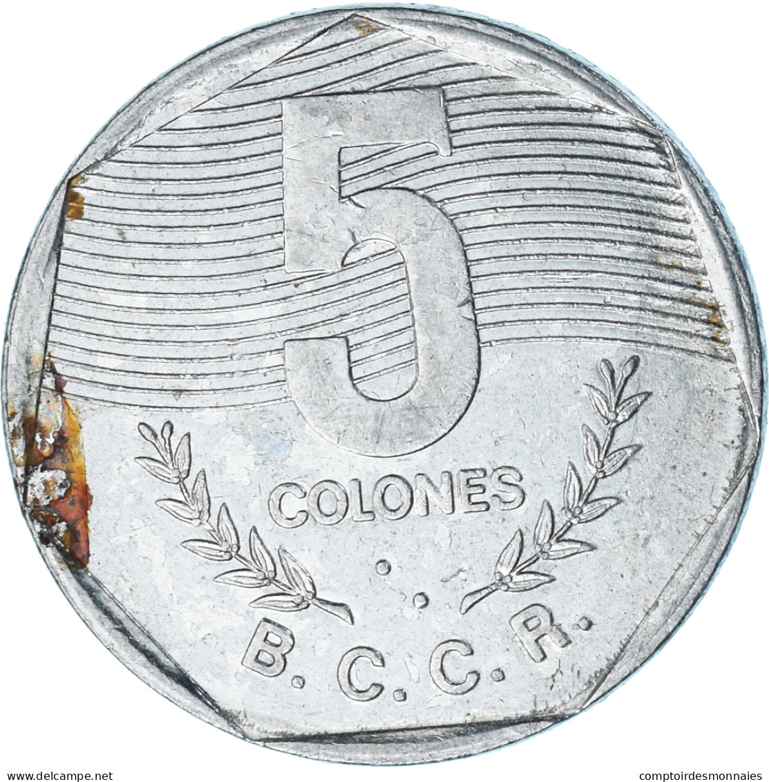 Costa Rica, 5 Colones, 1989 - Costa Rica