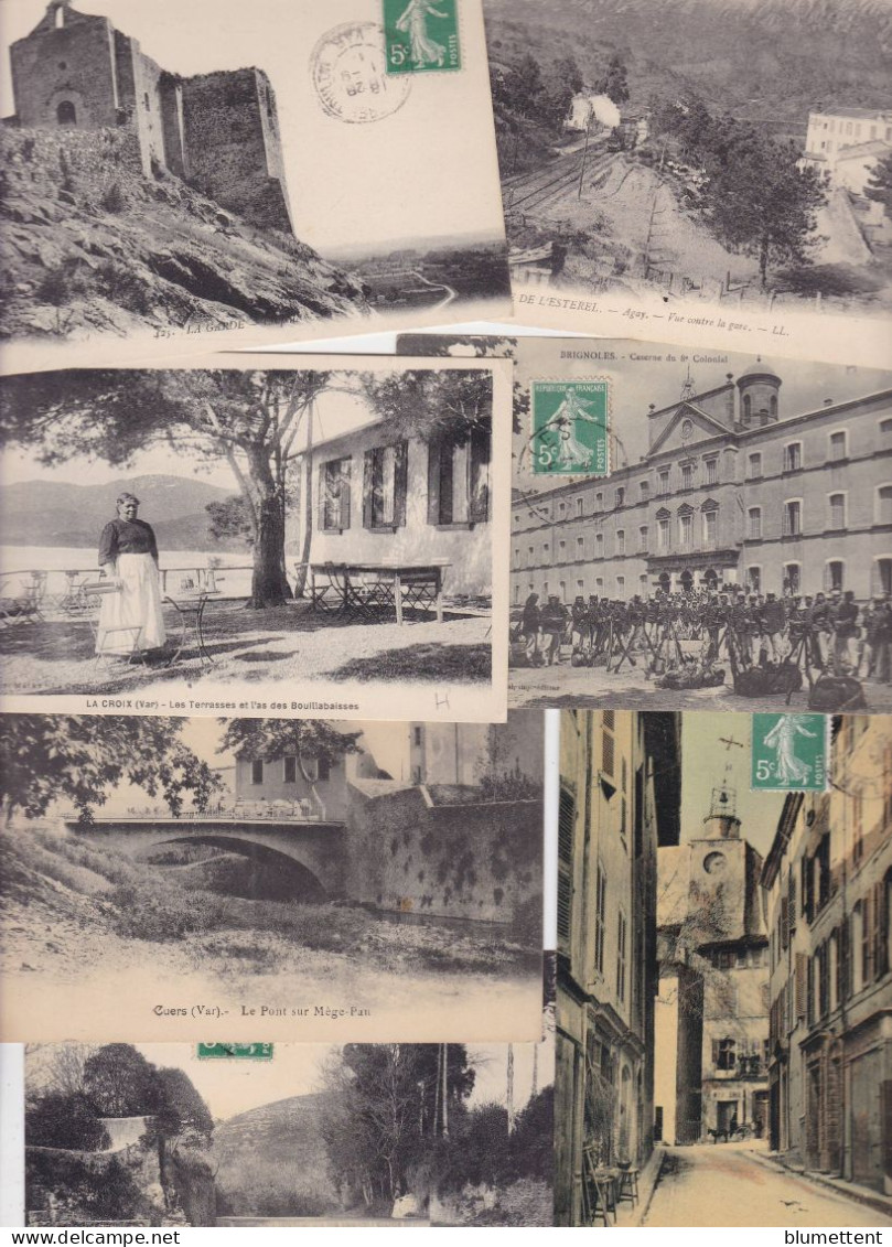 Lot N° 3141 De 100 CPA CPSM Du VAR (83)  Déstockage Pour Revendeurs Ou Collectionneurs - 100 - 499 Postcards