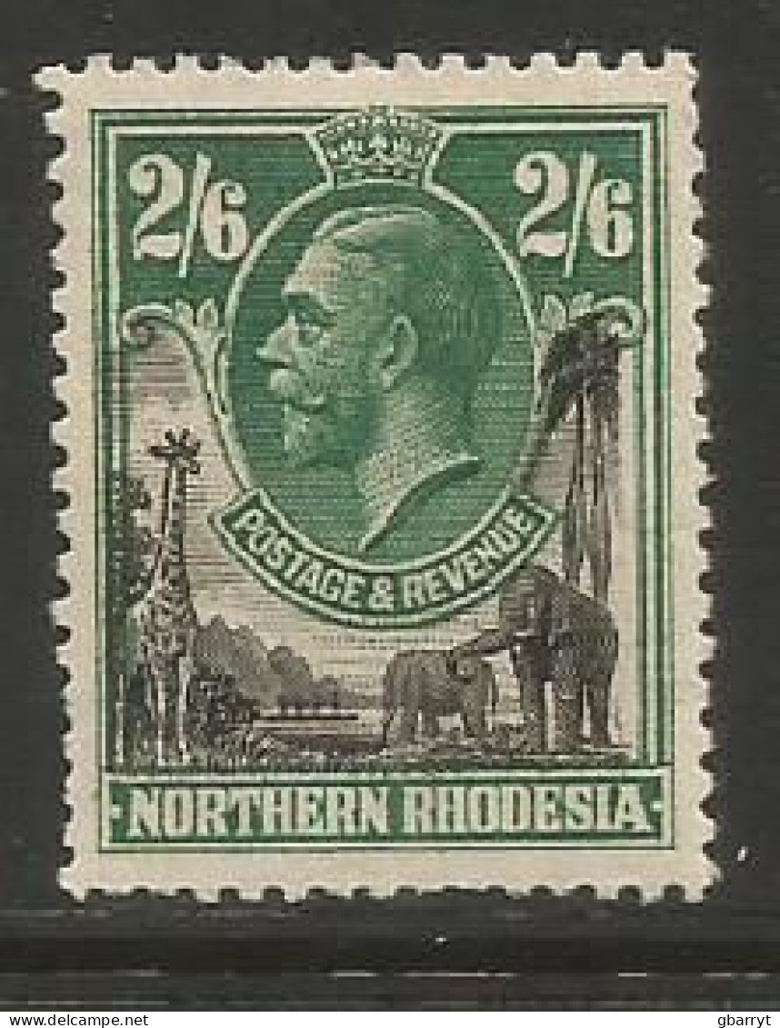 Northern Rhodesia..Scott # 12 MLH VF ...........................w51 - Rhodésie Du Nord (...-1963)