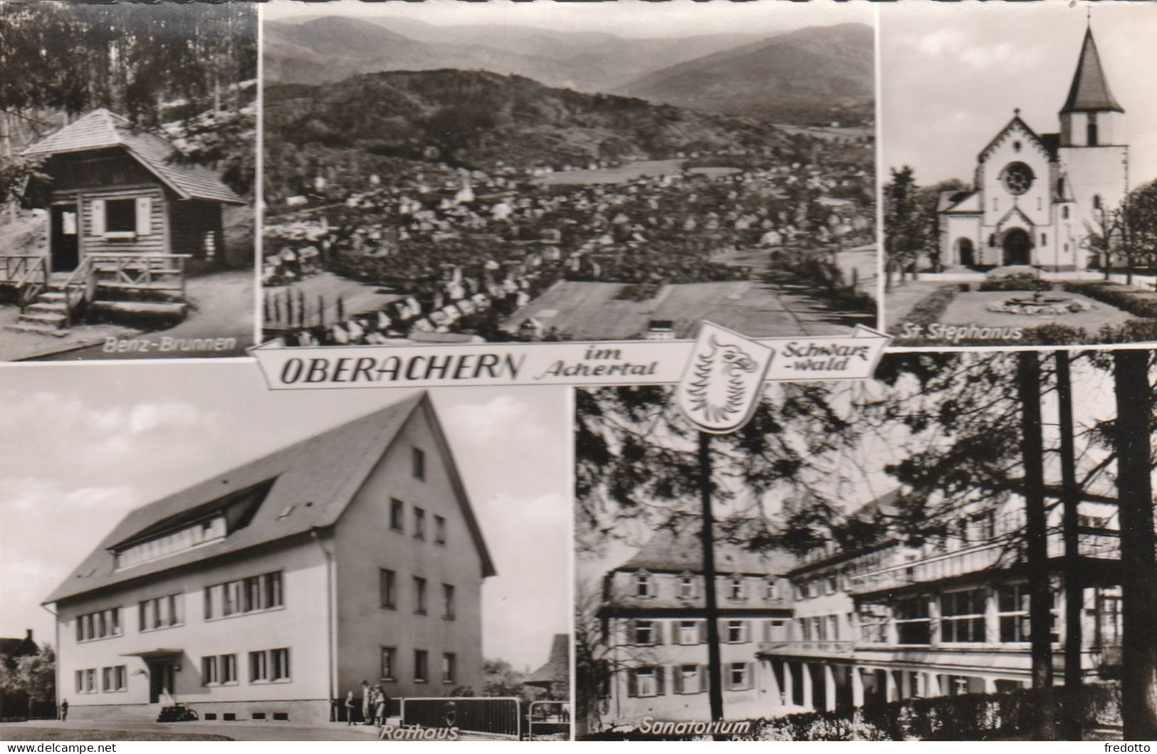 Oberachern - Agfa-Originalfoto-Karte - Wolfach