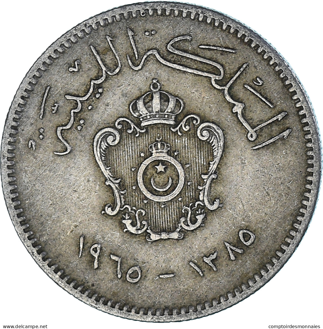 Libye, 10 Milliemes, 1965 - Libia