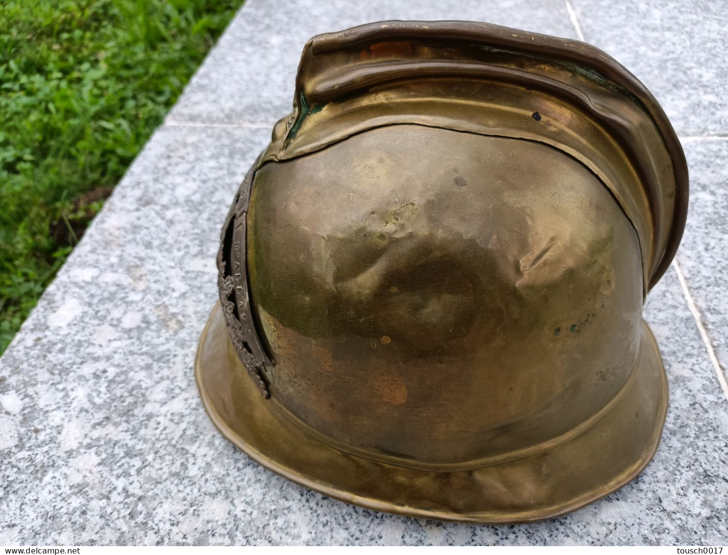 Casque Sapeurs Pompiers D'Allain Meurthe Et Moselle 54 Modèle 1895 - Pompiers