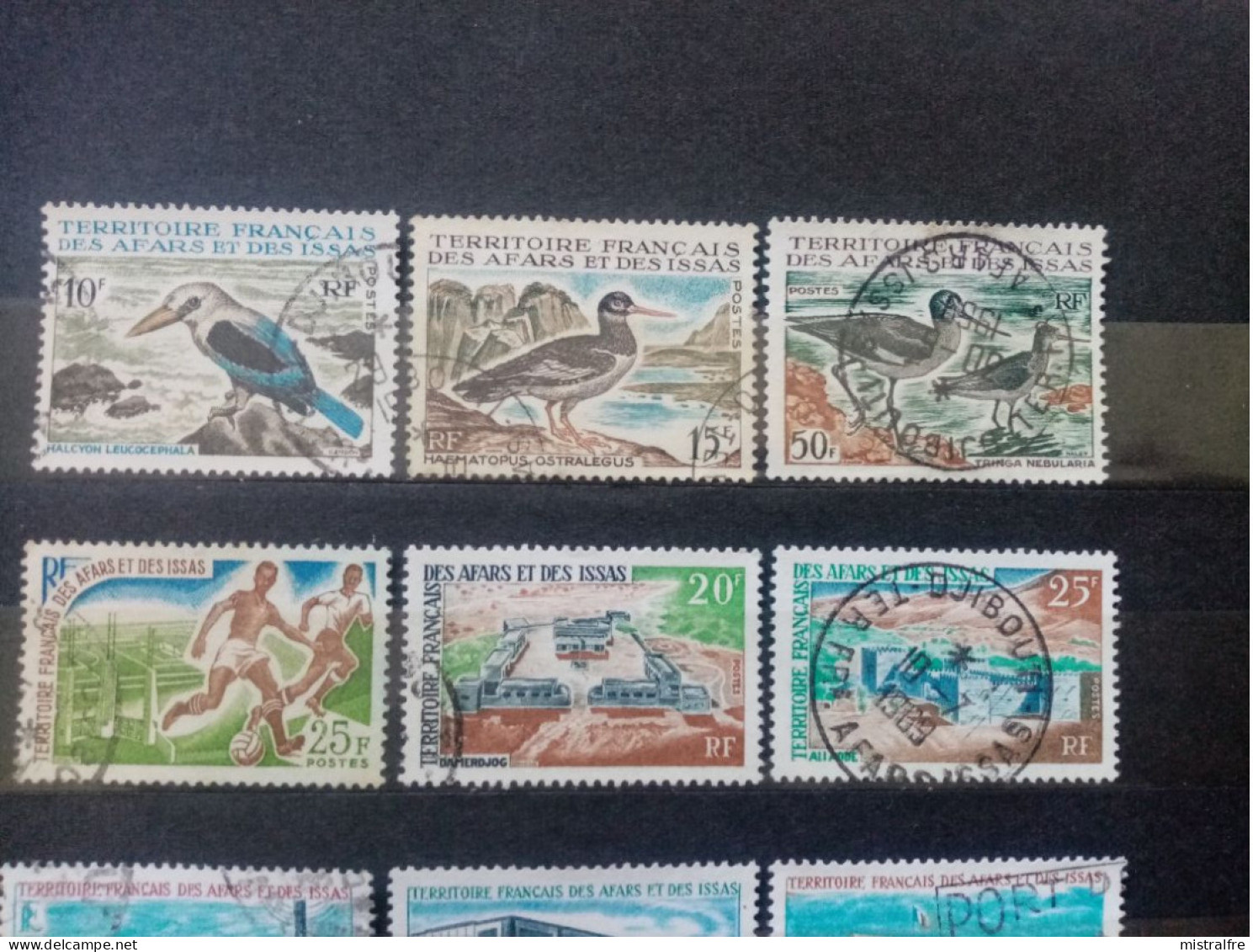 AFARS Et ISSAS. 1967 à 1970. N°329 à 364 .Lot De 17 Oblitérés . Côte YT Colonies 2022 : 47,75 € - Used Stamps