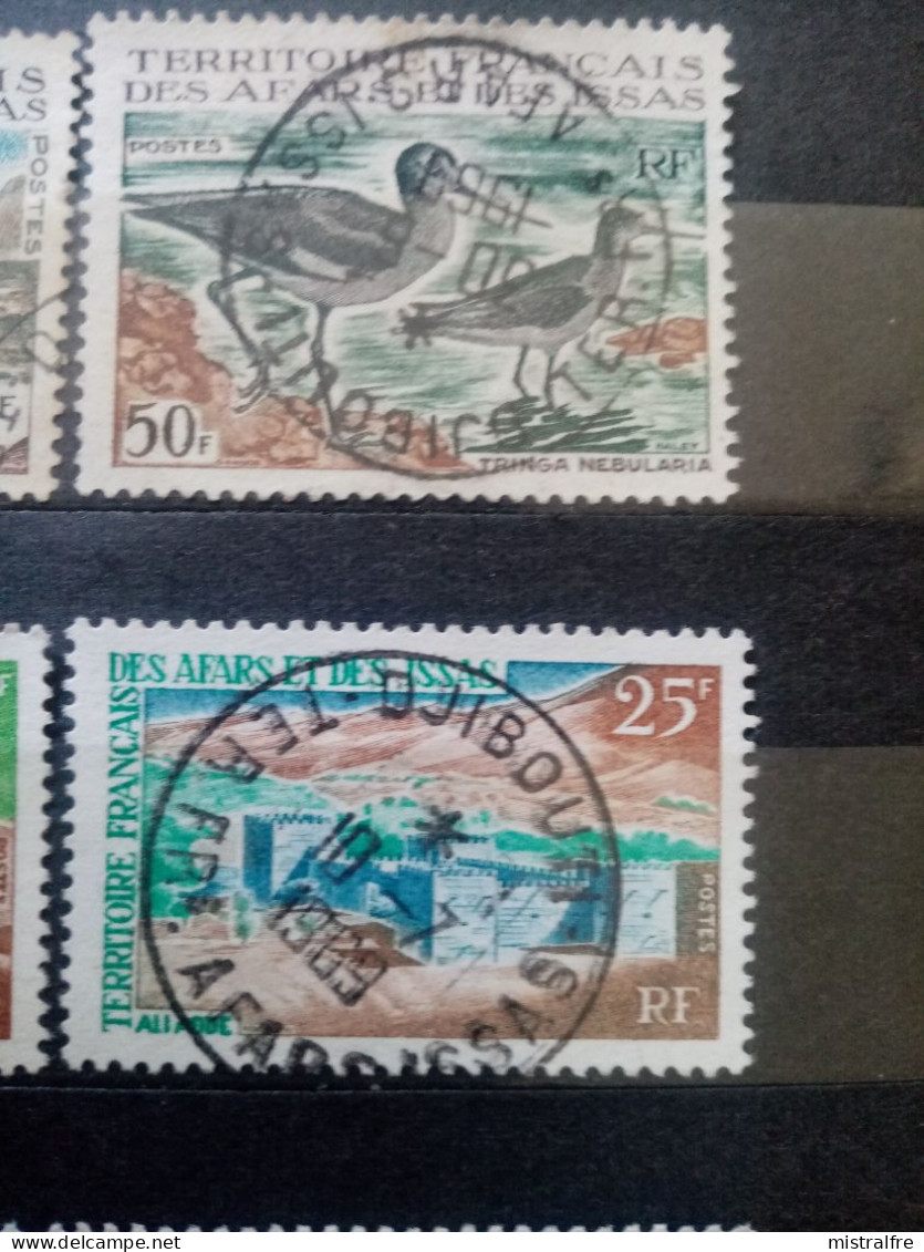 AFARS Et ISSAS. 1967 à 1970. N°329 à 364 .Lot De 17 Oblitérés . Côte YT Colonies 2022 : 47,75 € - Used Stamps