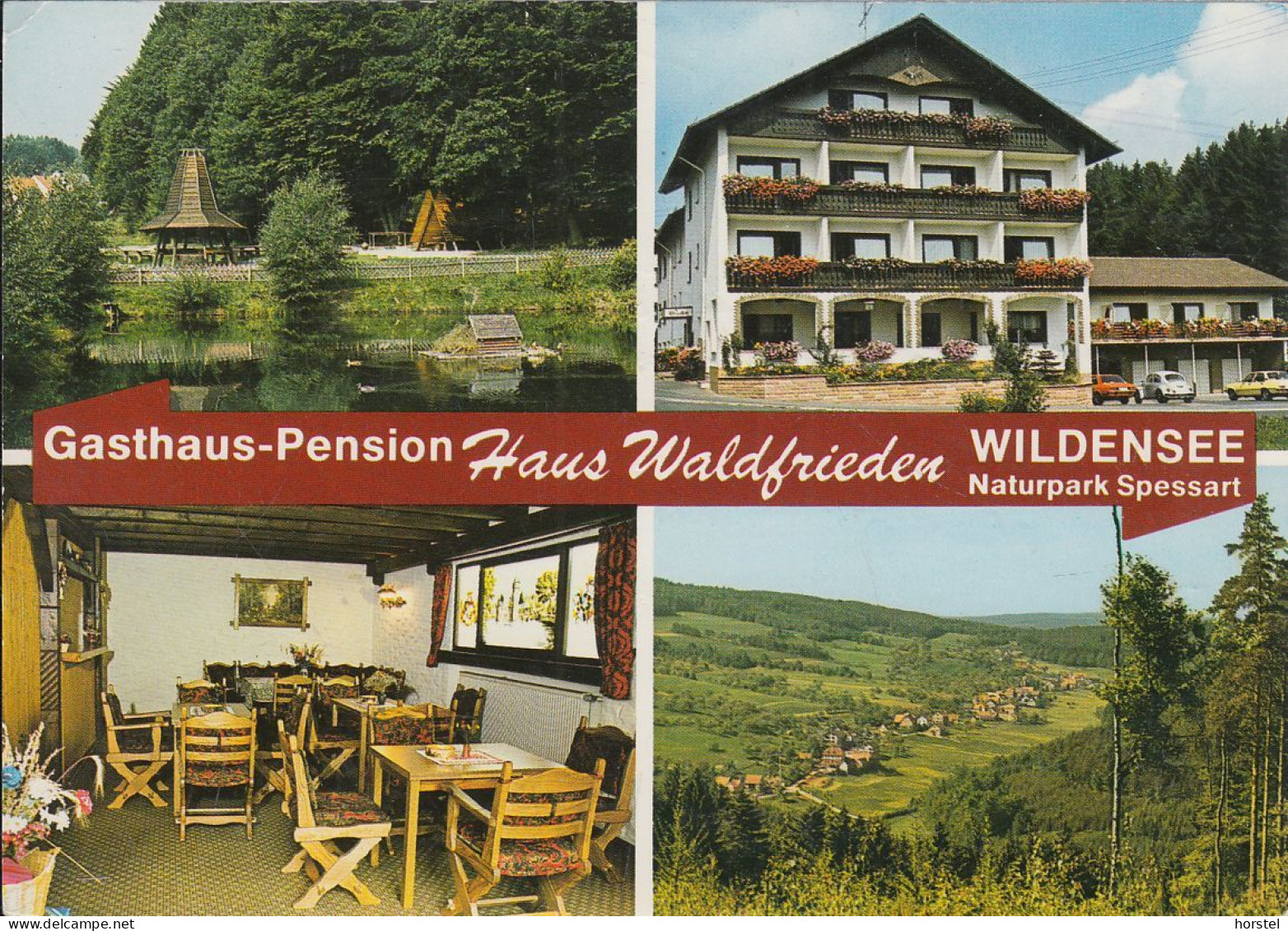 D-63863 Eschau - Wildensee - Gasthaus-Pension "Haus Waldfrieden" - Cars - Opel - VW Käfer - Miltenberg A. Main