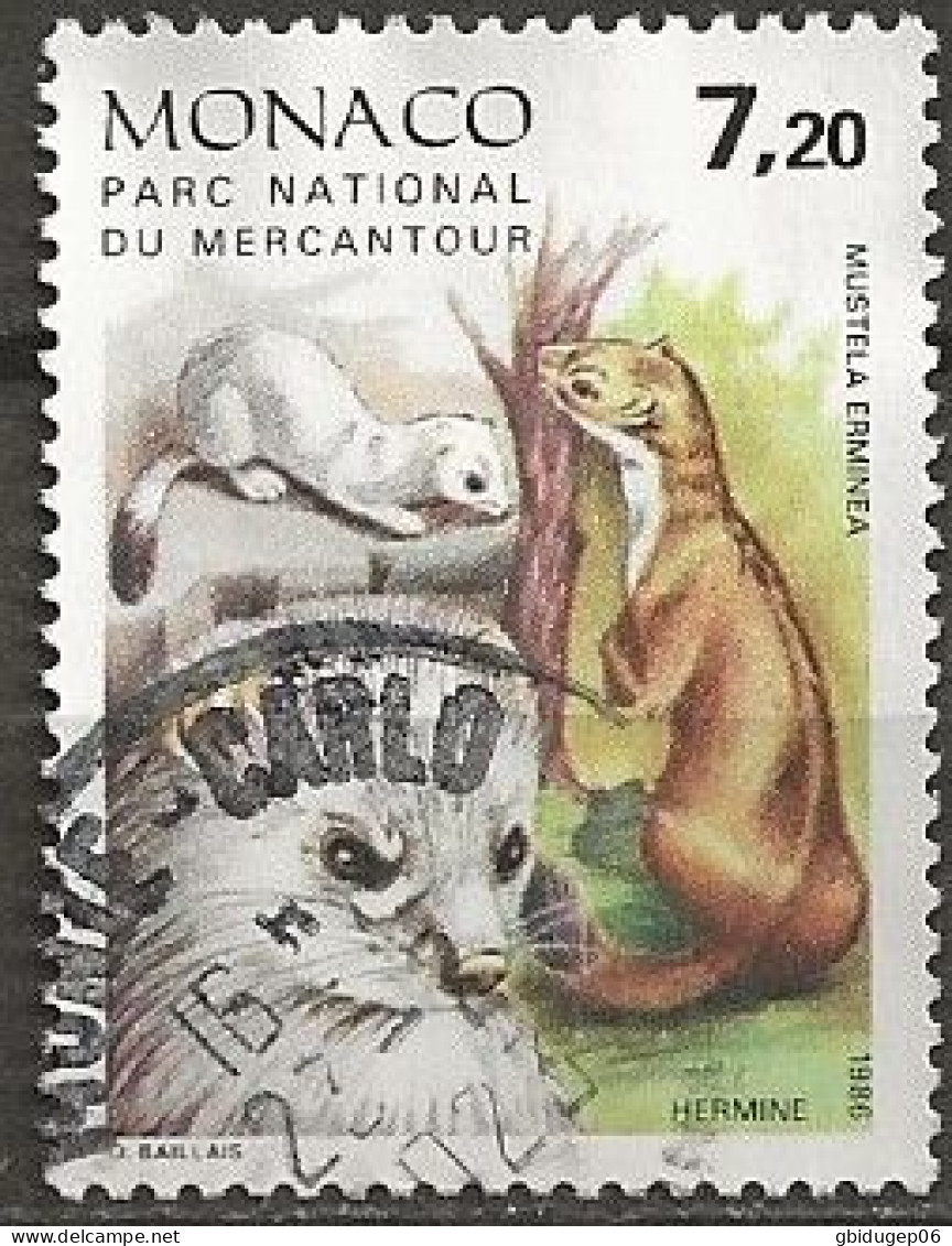 YT N° 1527 - Oblitéré - Animaux Du Parc Du Mercantour - Used Stamps