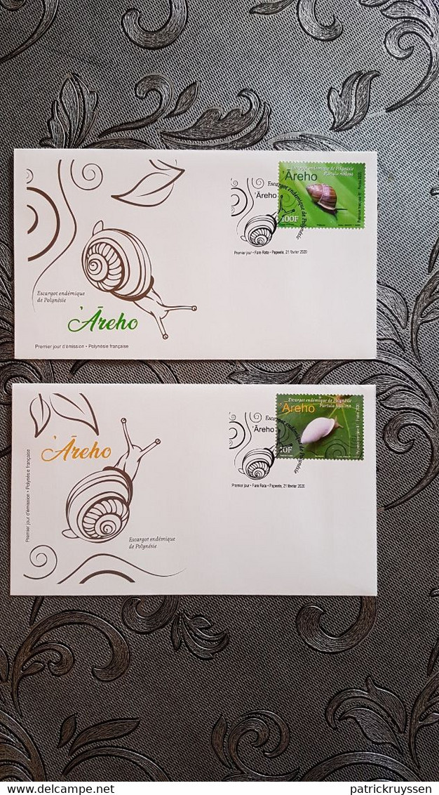 Polynesia 2020 Polynesie Endemic Snail Areho PARTULA Escargot Schnecke  FDC - Nuovi