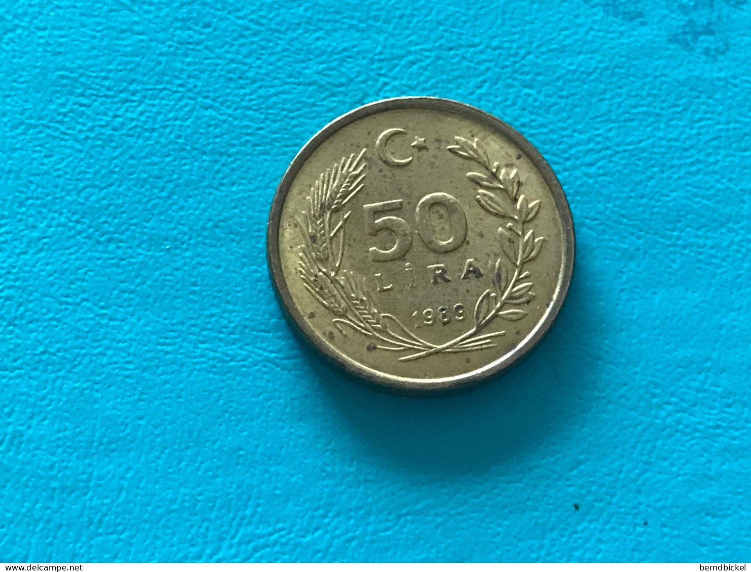 Münze Münzen Umlaufmünze Türkei 50 Lira 1989 - Turquie