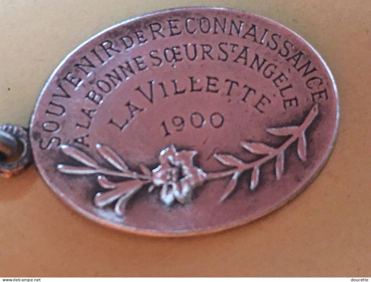 Médaille Religieuse En Argent Massif - Anhänger