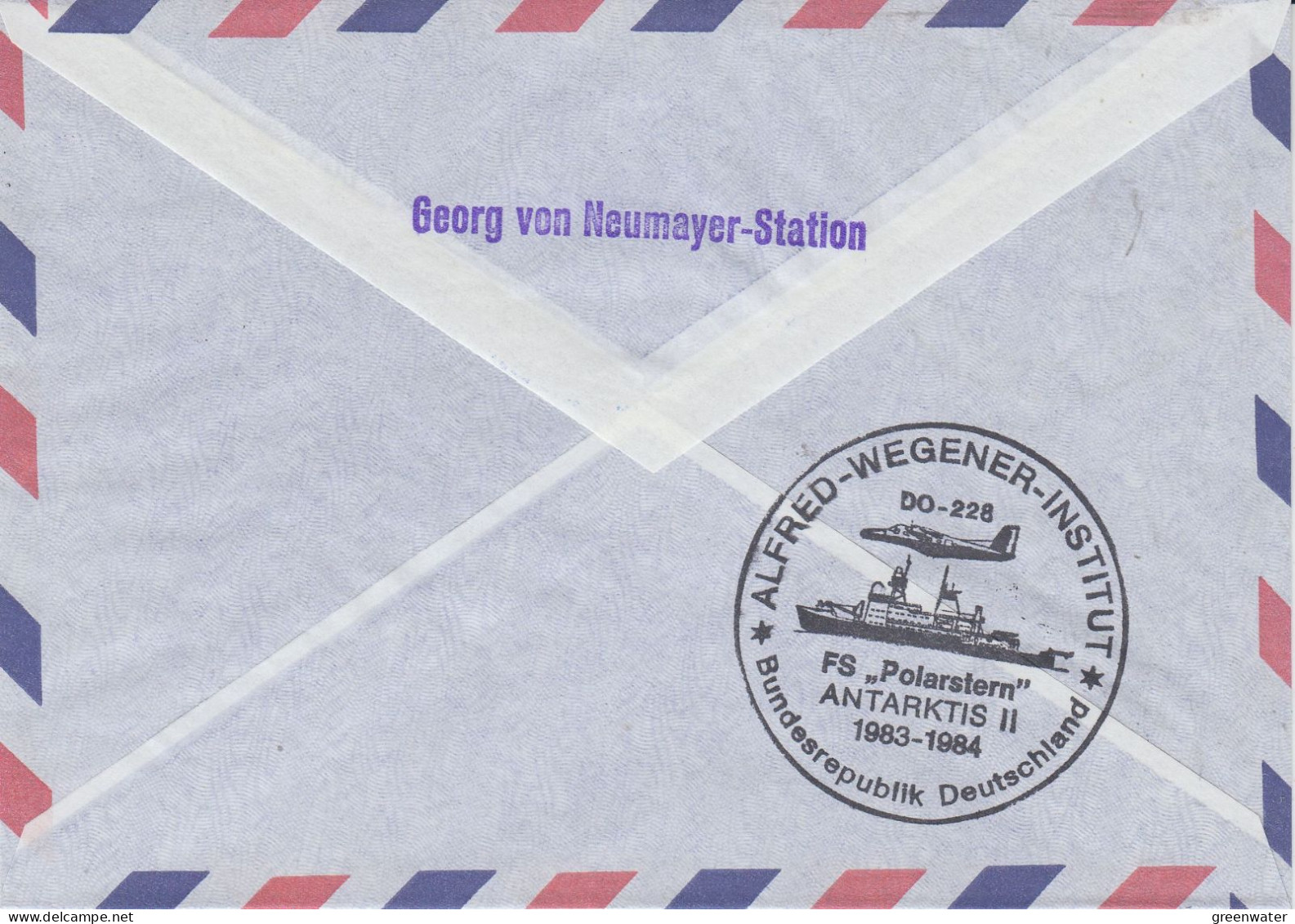 Germany Heli Flight From Polarstern To Georg Von Neumayer 28.02.1984 (ET170) - Vols Polaires